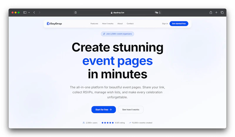 DayDrop screenshot 1