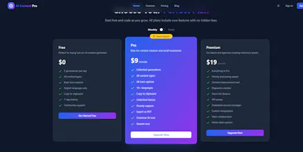 AI Content Generator SaaS Kit gallery image
