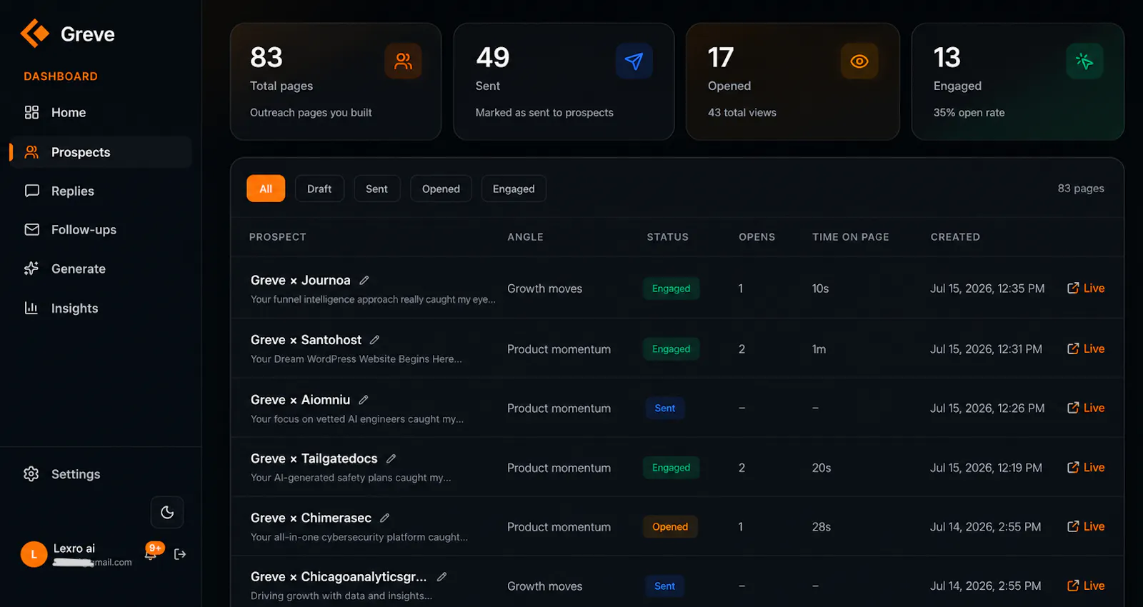 Greve screenshot 3