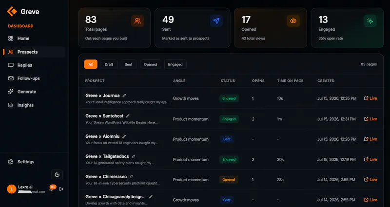 Greve screenshot 3