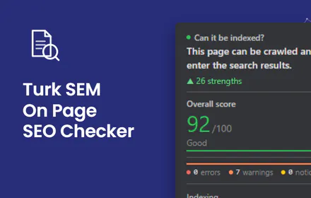 Turk SEM : On Page SEO Checker