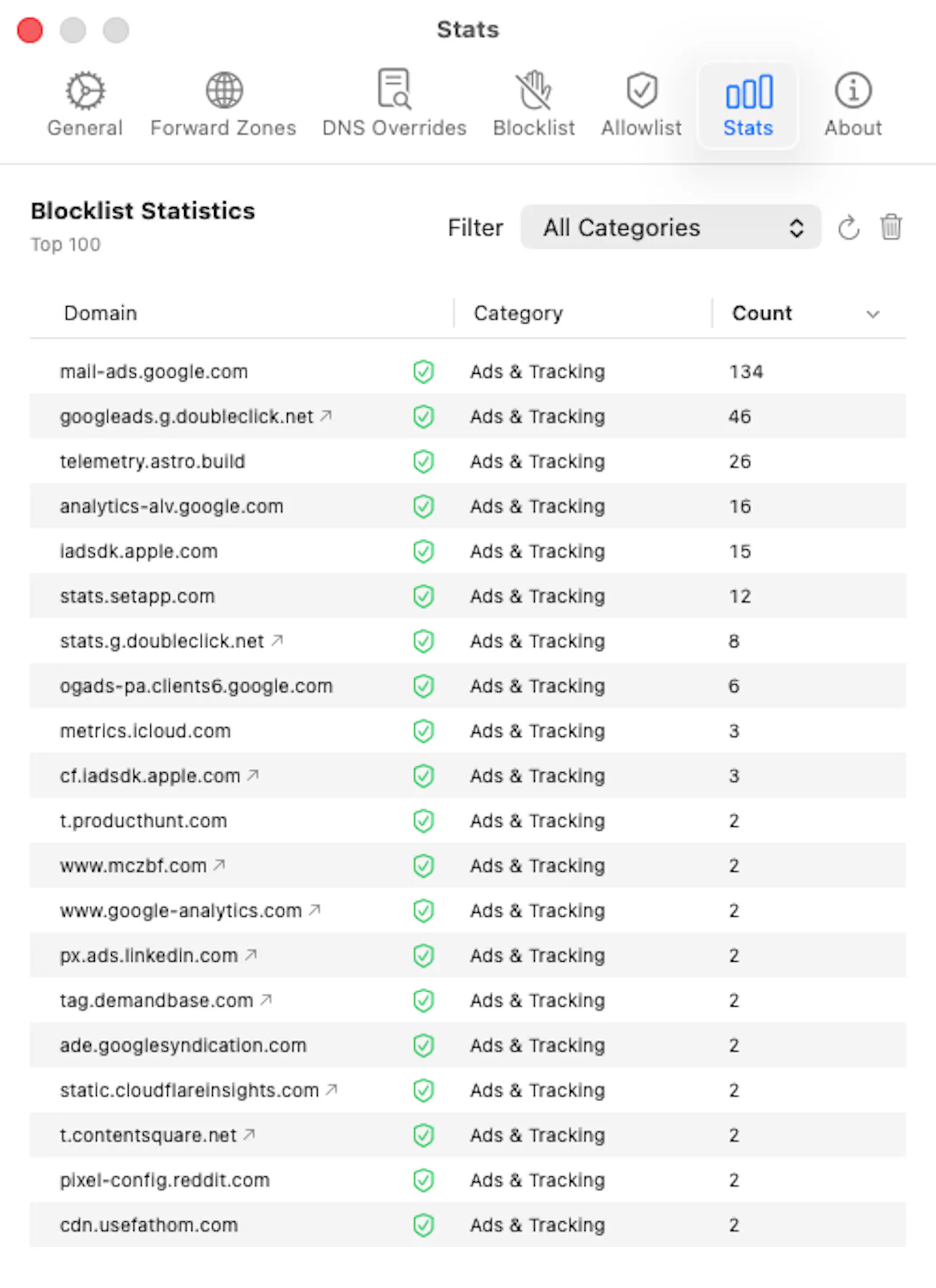 MacDNS screenshot 7