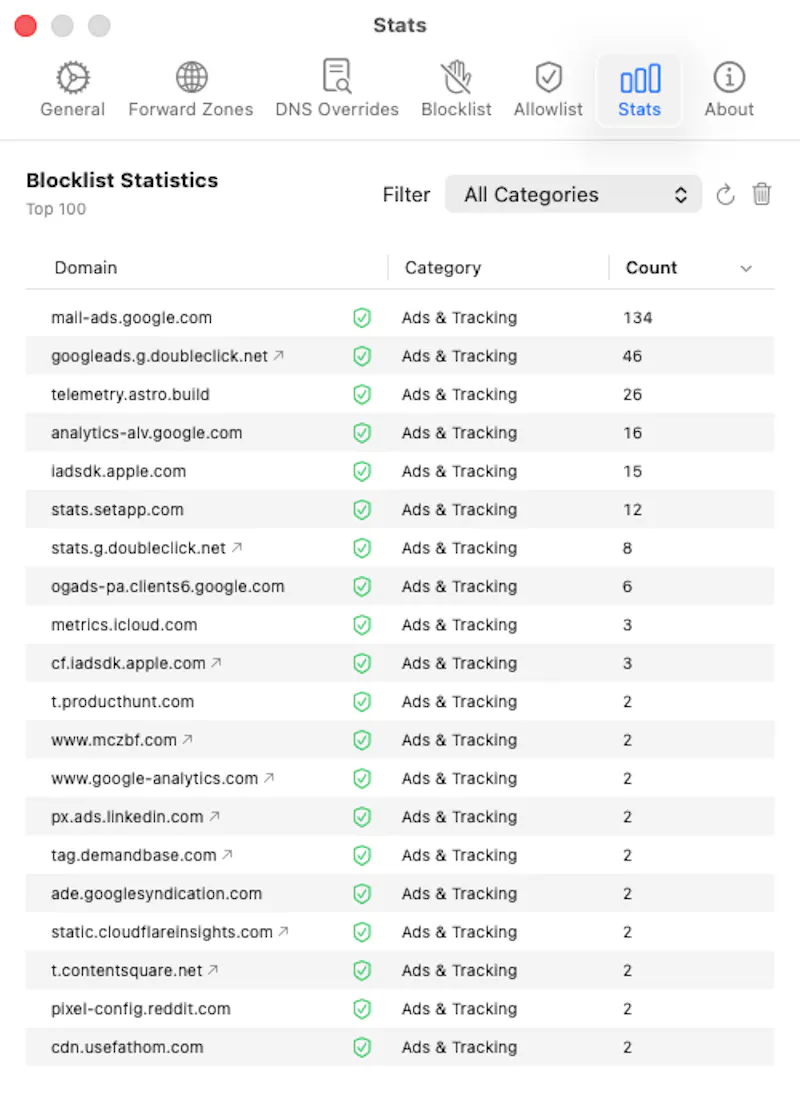 MacDNS screenshot 7