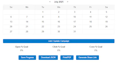 Email Campaign Planner Pro gallery image