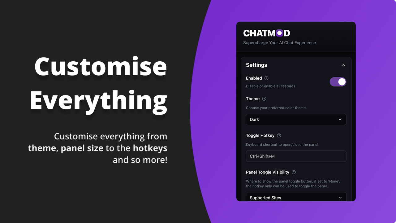 ChatMod - Screenshot 4 showing product features and functionality