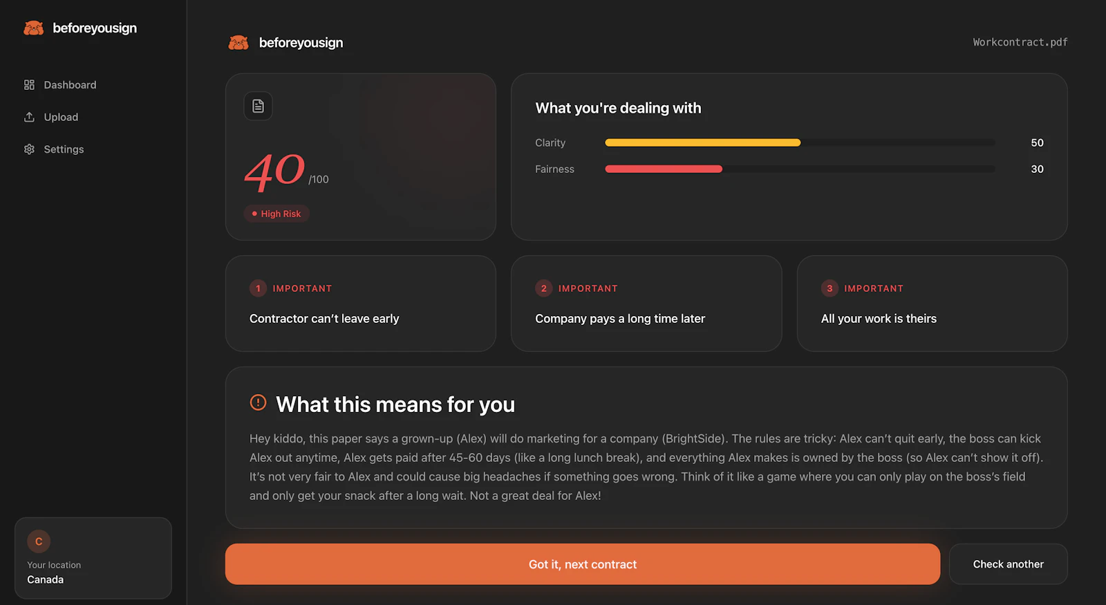 Beforeyousign screenshot 3