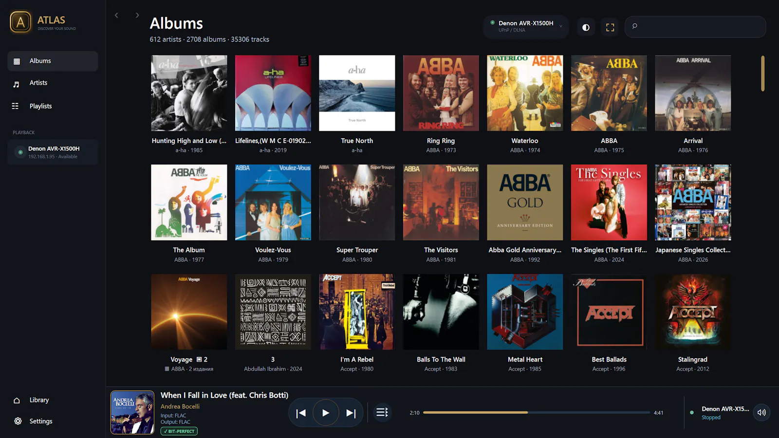 ATLAS Music Library screenshot 1