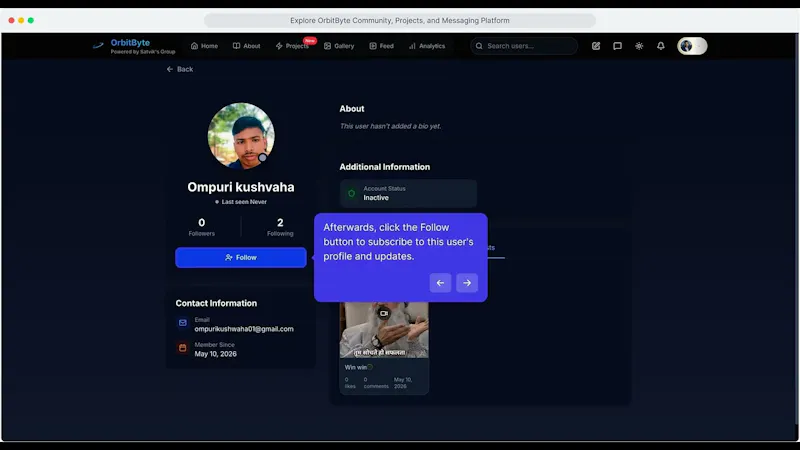 OrbitByte screenshot 1 (video preview)