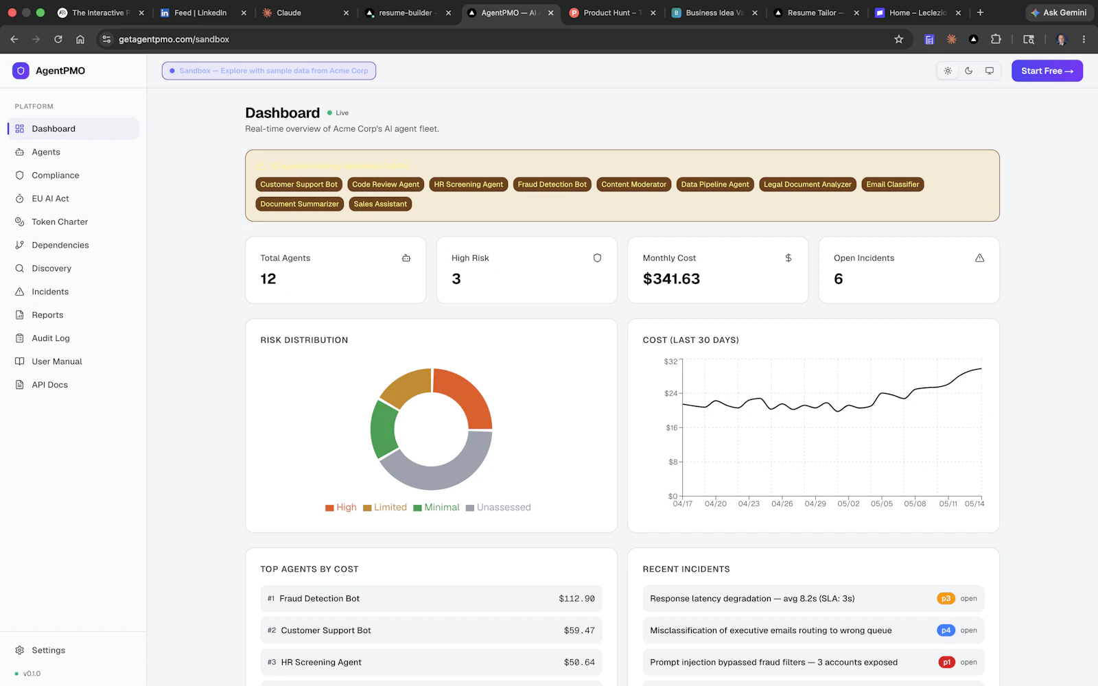 AgentPMO screenshot 2
