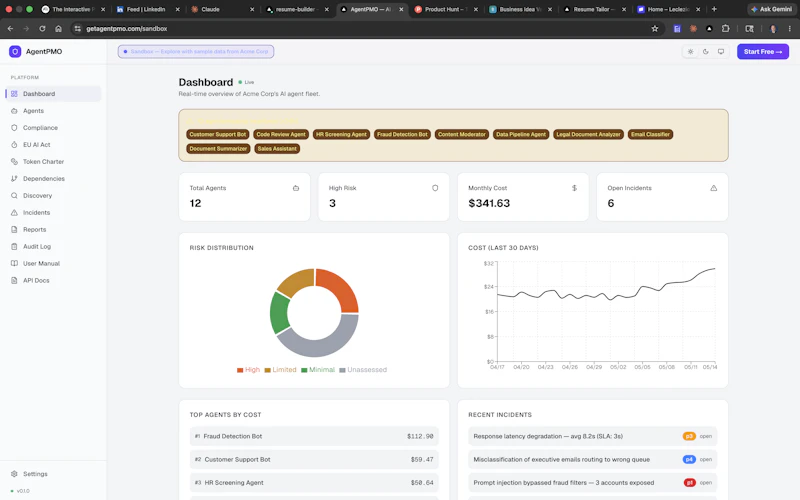 AgentPMO screenshot 2