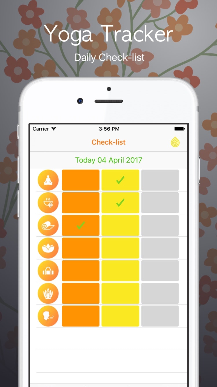 Yoga-Tracker iOS application gallery image