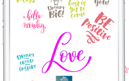 Motivational Love Quote Stickers media 1