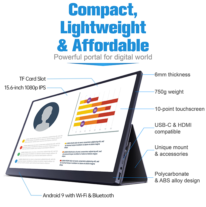 C-SMART-1st Android Portable Touchscreen gallery image