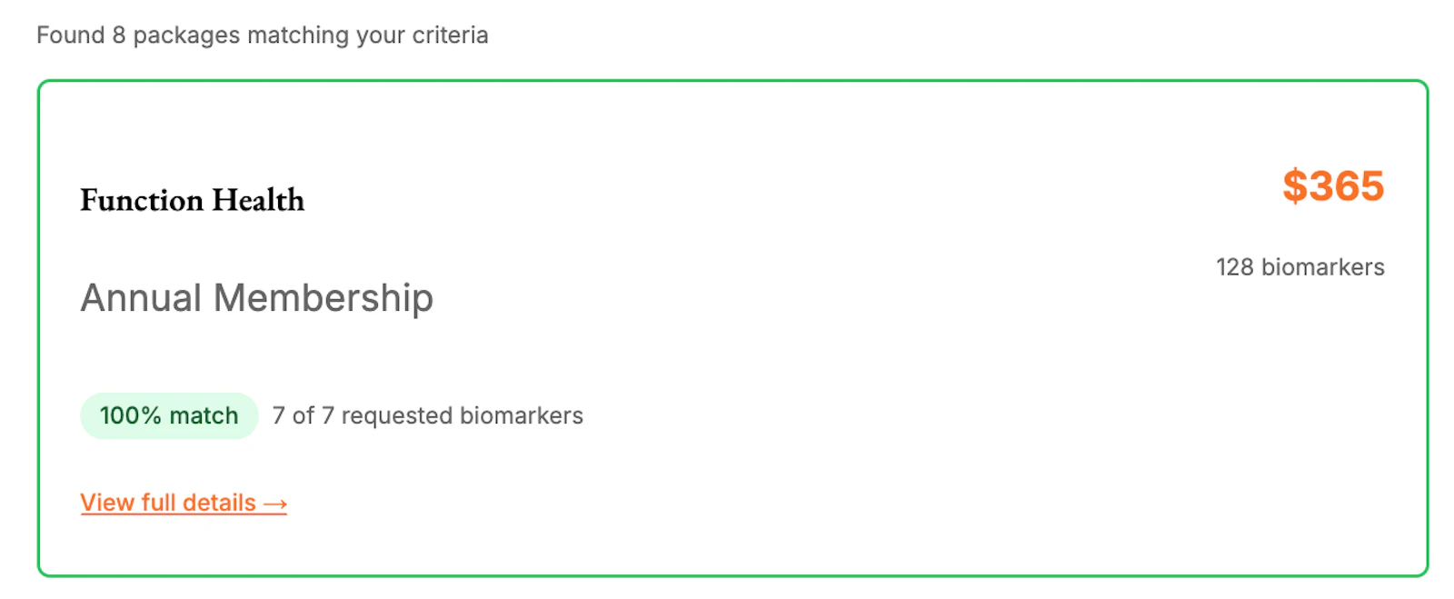 Blood Test Comparison screenshot 2