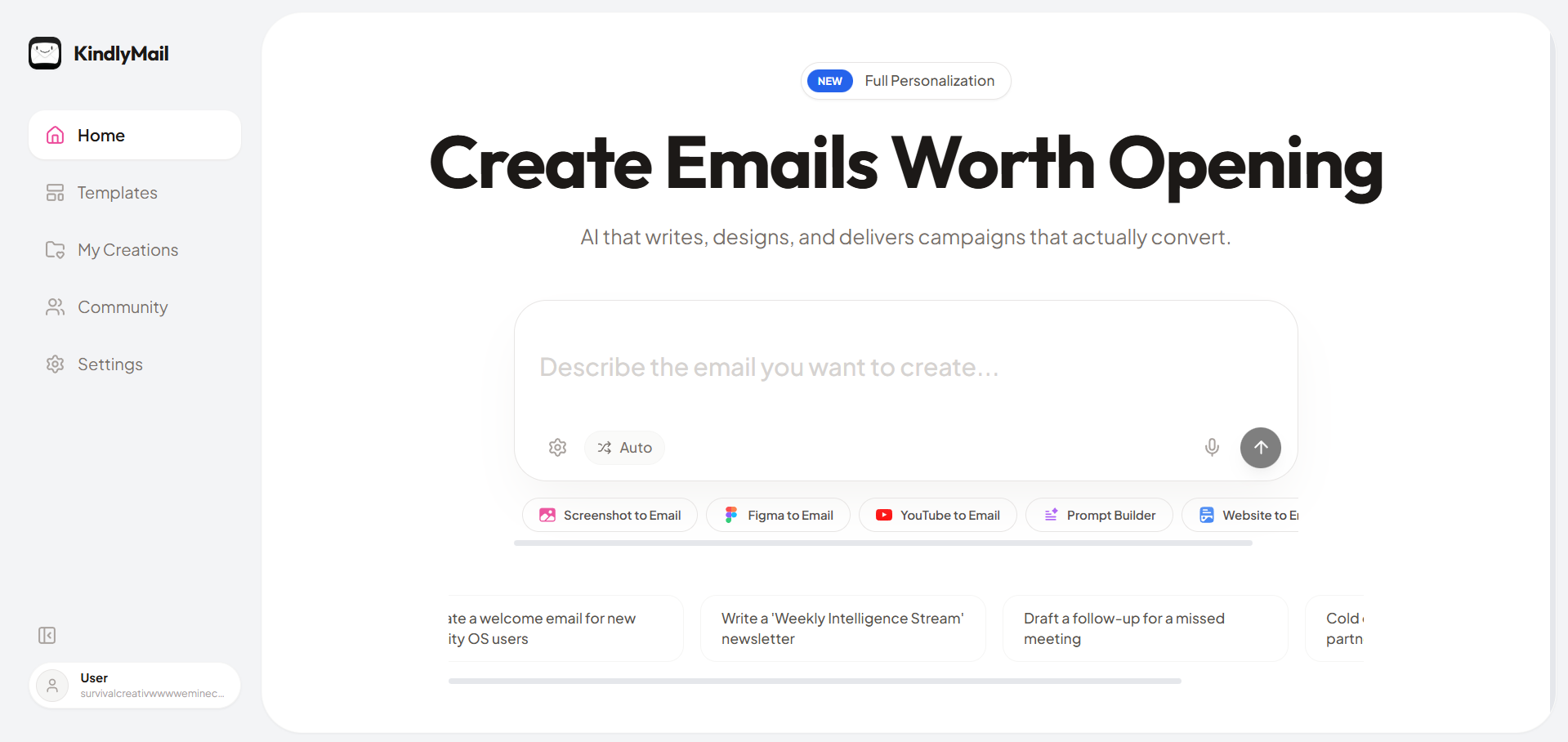 KindlyMail AI gallery image