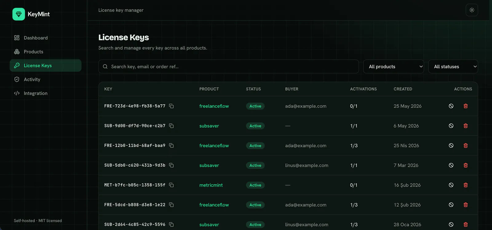 KeyMint — License Key Manager screenshot 3