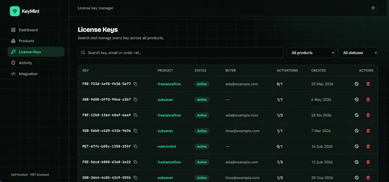 KeyMint — License Key Manager screenshot 3