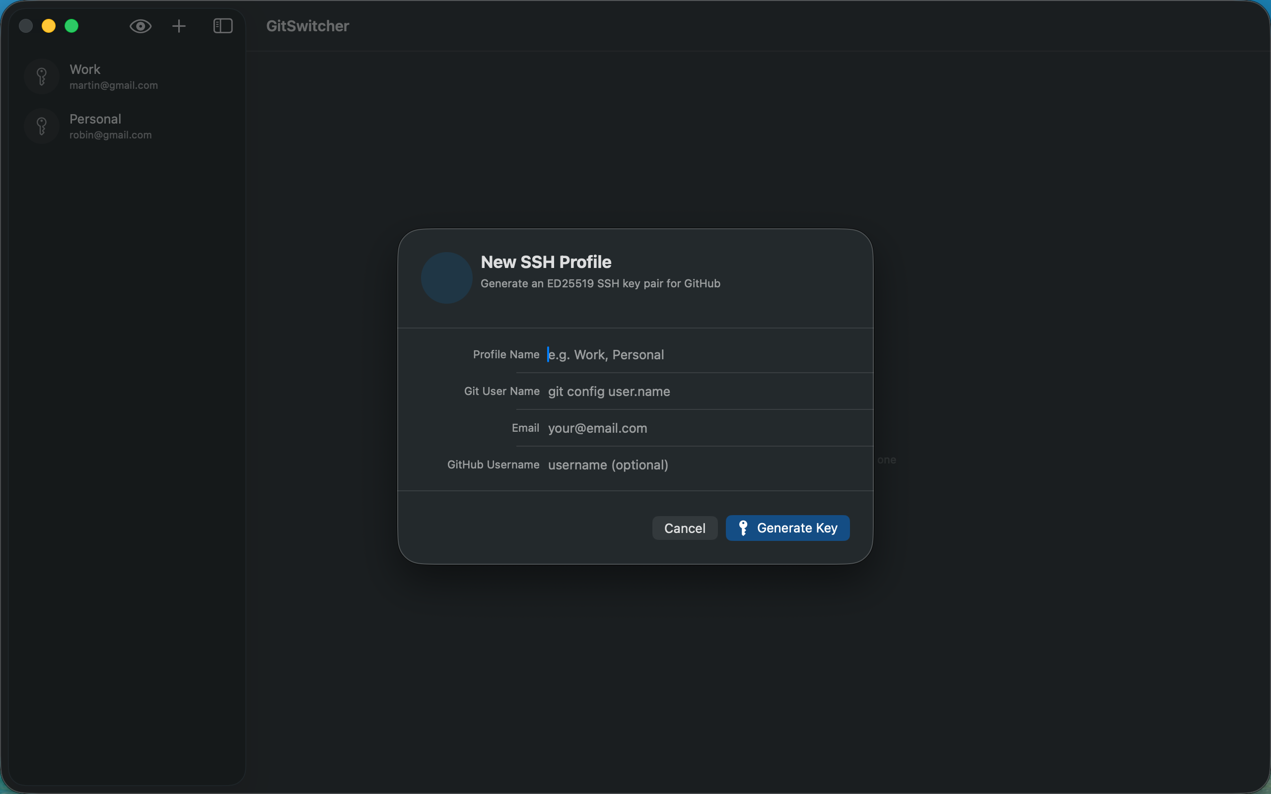 GitSwitcher gallery image