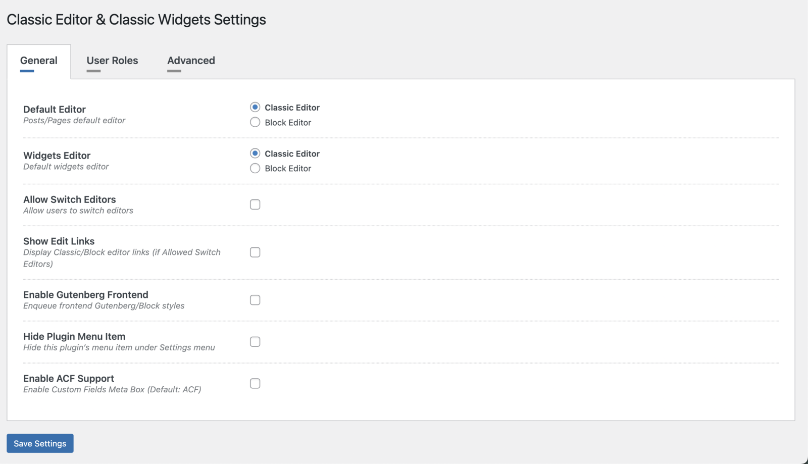 Editor classico e widget classici - Un must per chiunque preferisca il vecchio WordPress media 6