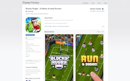 Blocky Rugby - Endless Arcade media 1