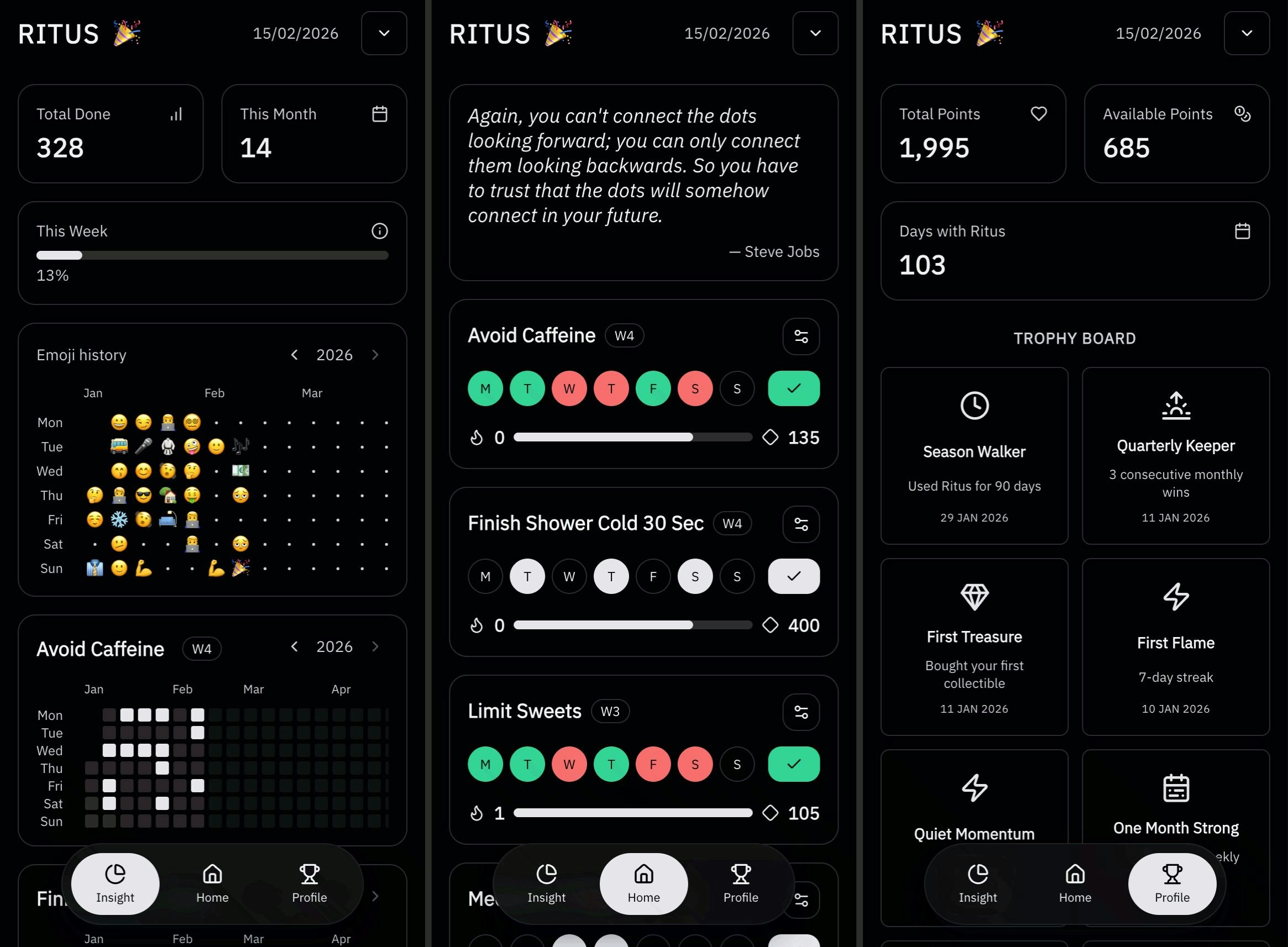 Ritus - Main product screenshot demonstrating key features and user interface