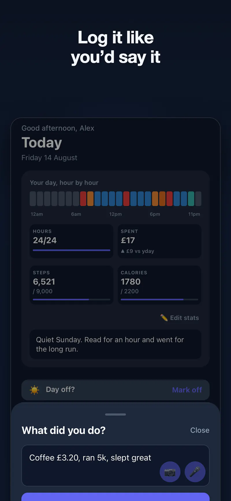 Soria: Life & Habit Tracker screenshot 1