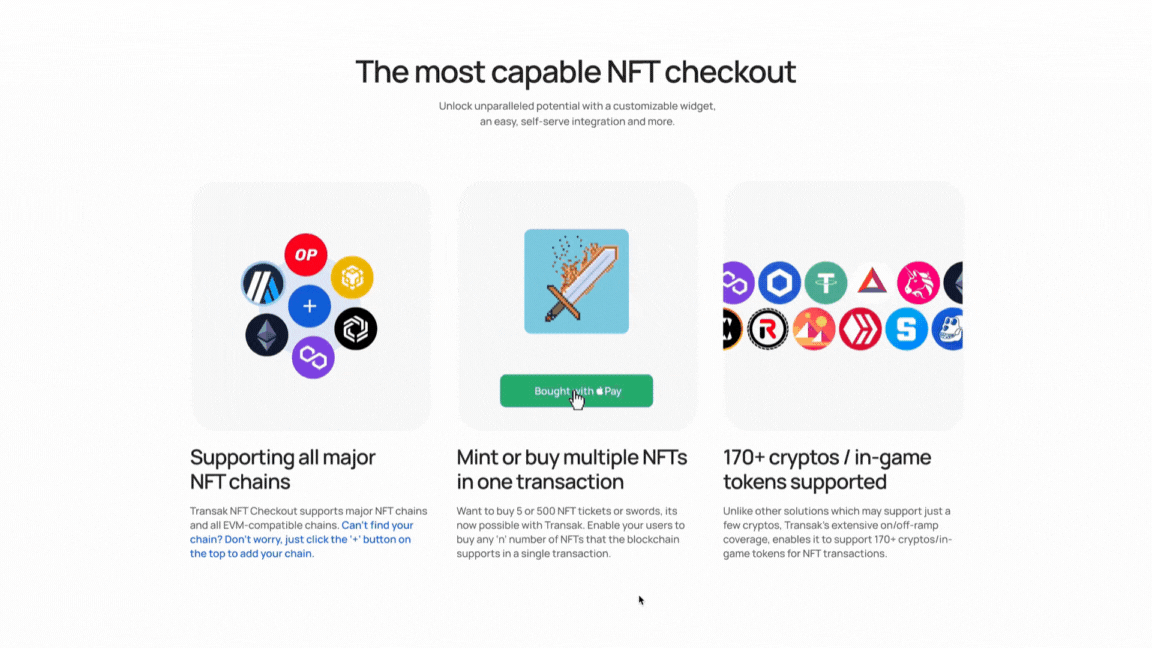 Transak NFT Checkout media 2
