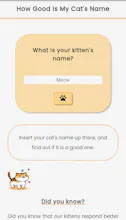 How Good Is My Cat's Name gallery image