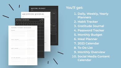 Digital Organization Tools Bundle gallery image