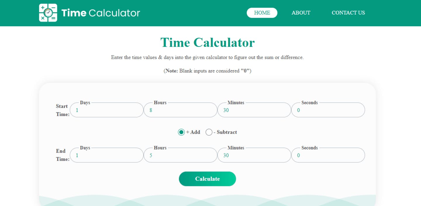 Time Calculator media 1
