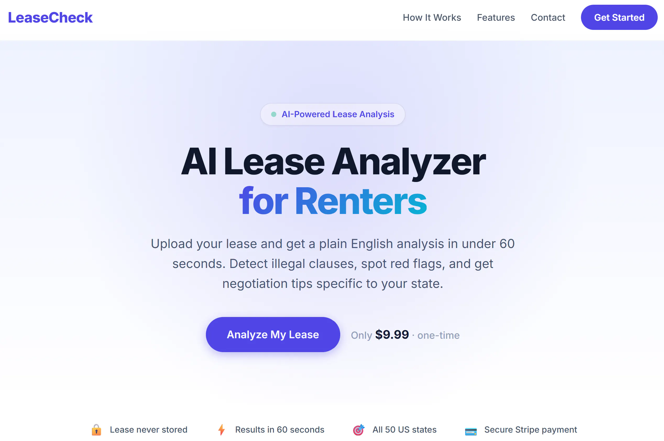 LeaseCheck 项目横幅