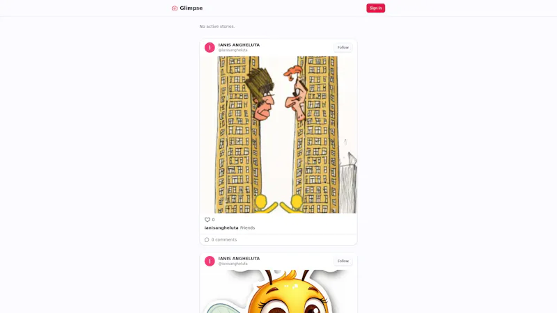 Glimpse screenshot 1