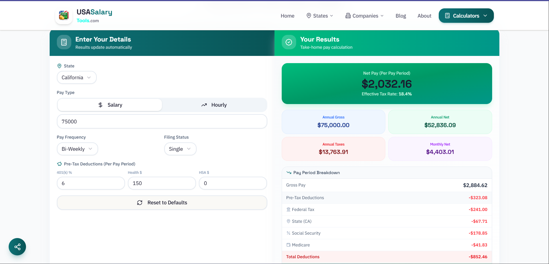 Salary Calculator  gallery image