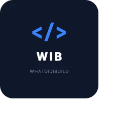 WhatDidIBuild logo