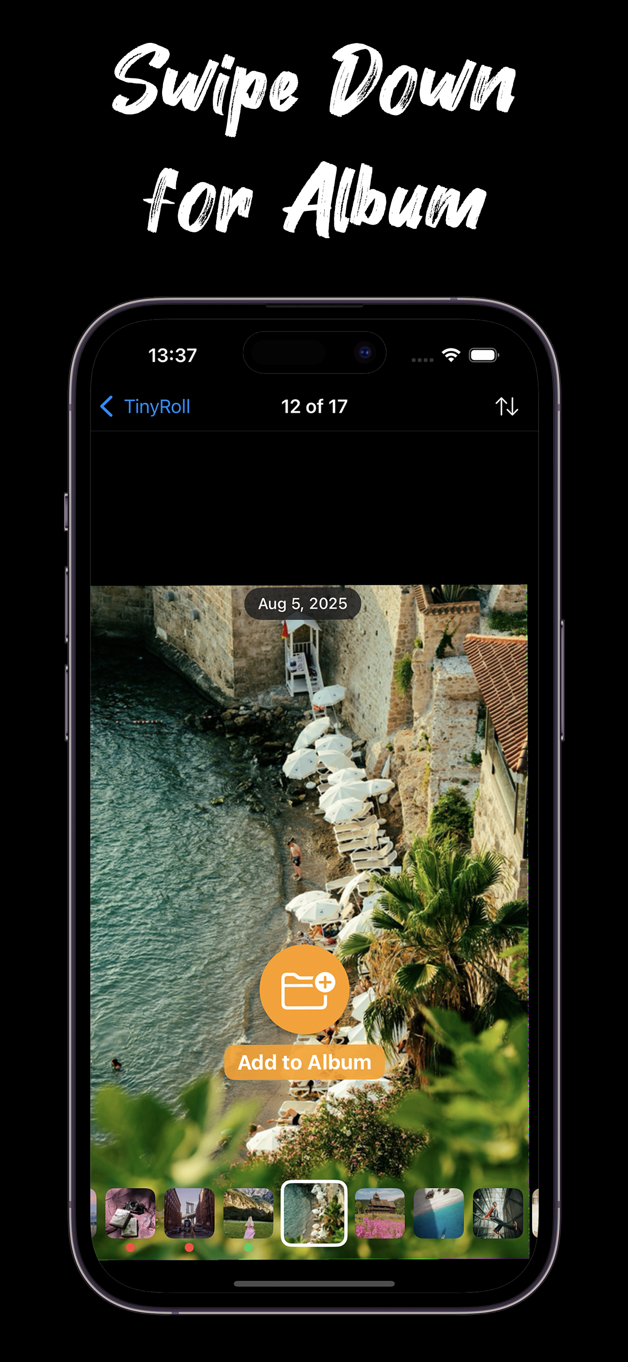 TinyRoll - Your camera roll is a mess, but TinyRoll let's you clean it media 4