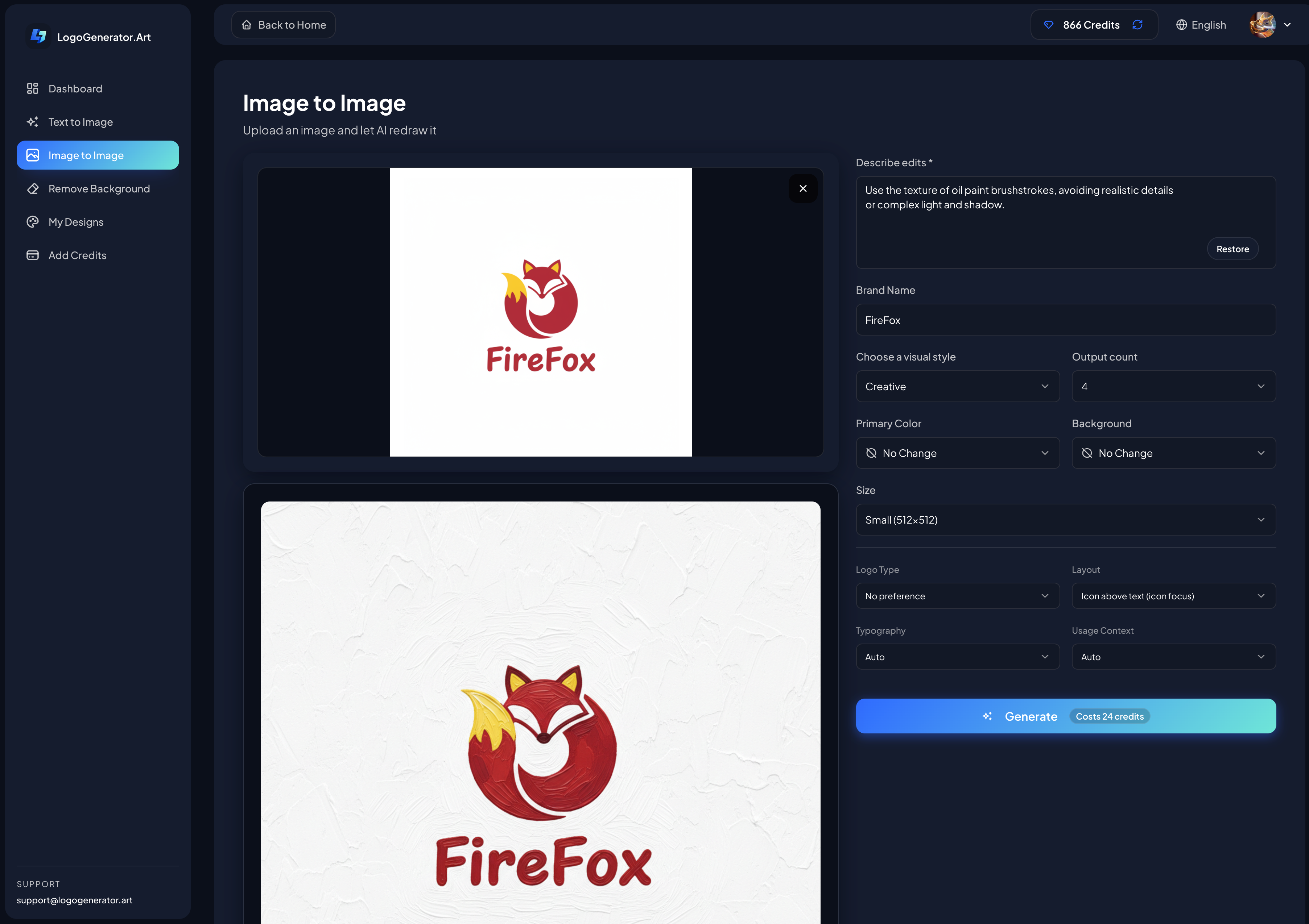 LogoGenerator.Art gallery image