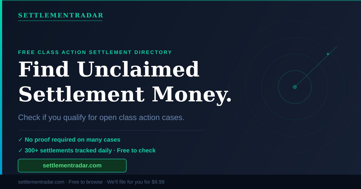 SettlementRadar gallery image