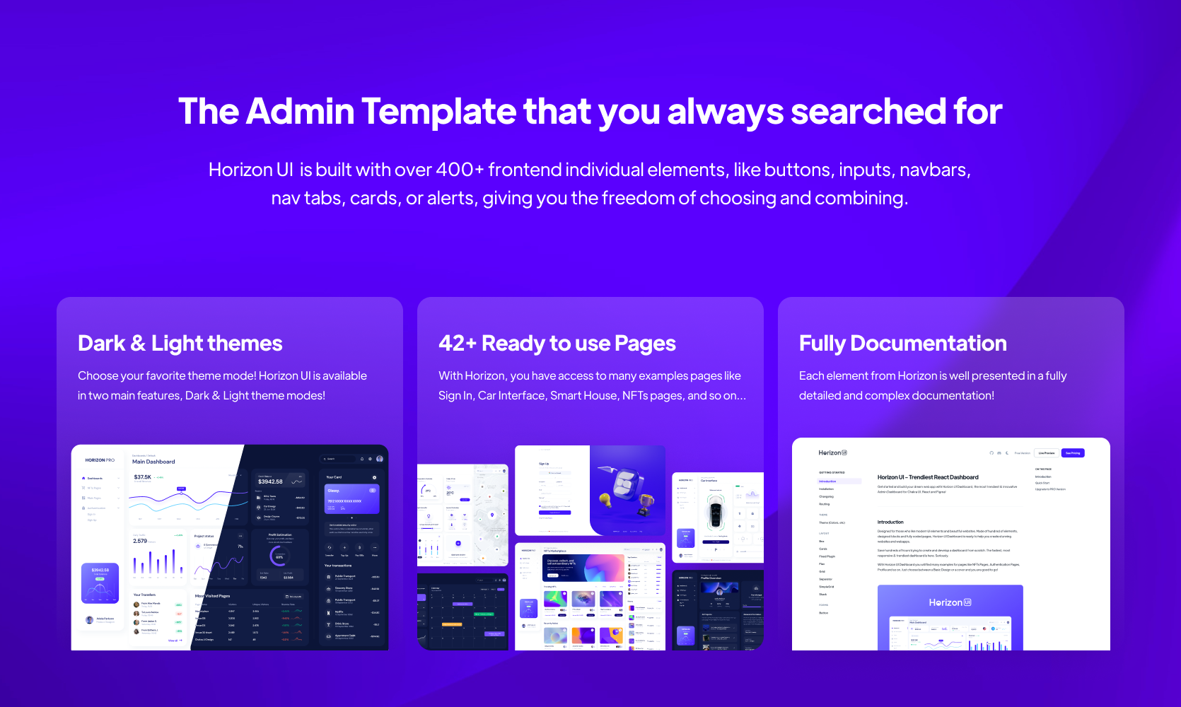 Horizon UI TypeScript Pro media 5