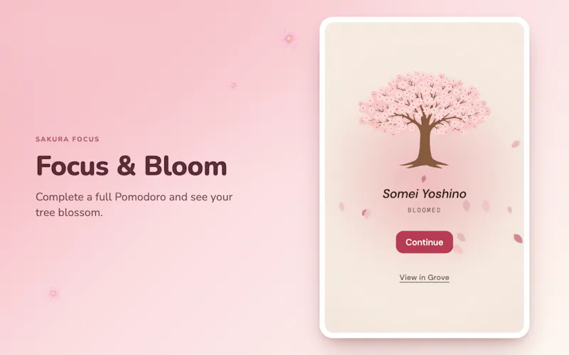 Sakura Focus screenshot 7