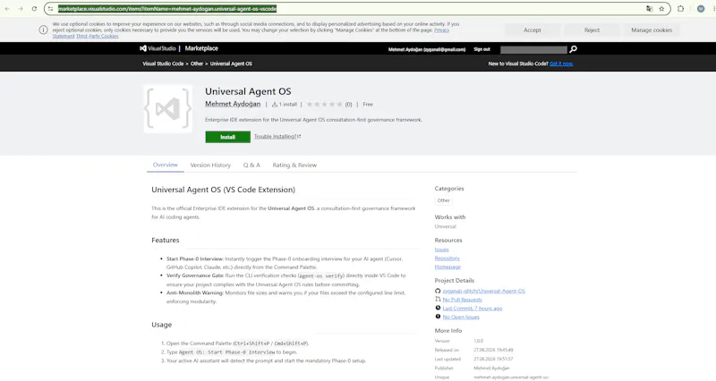 Universal Agent OS screenshot 3