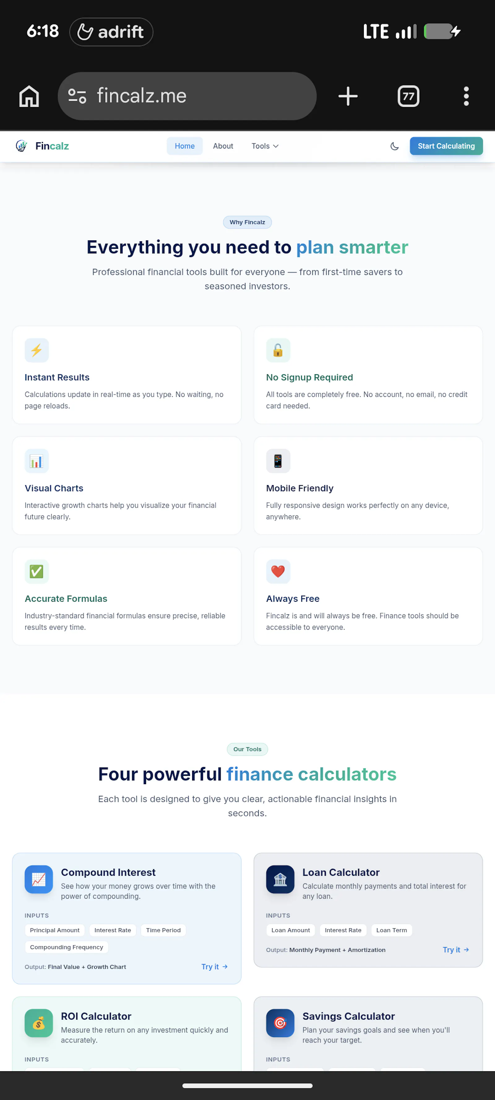 Fincalz screenshot 5