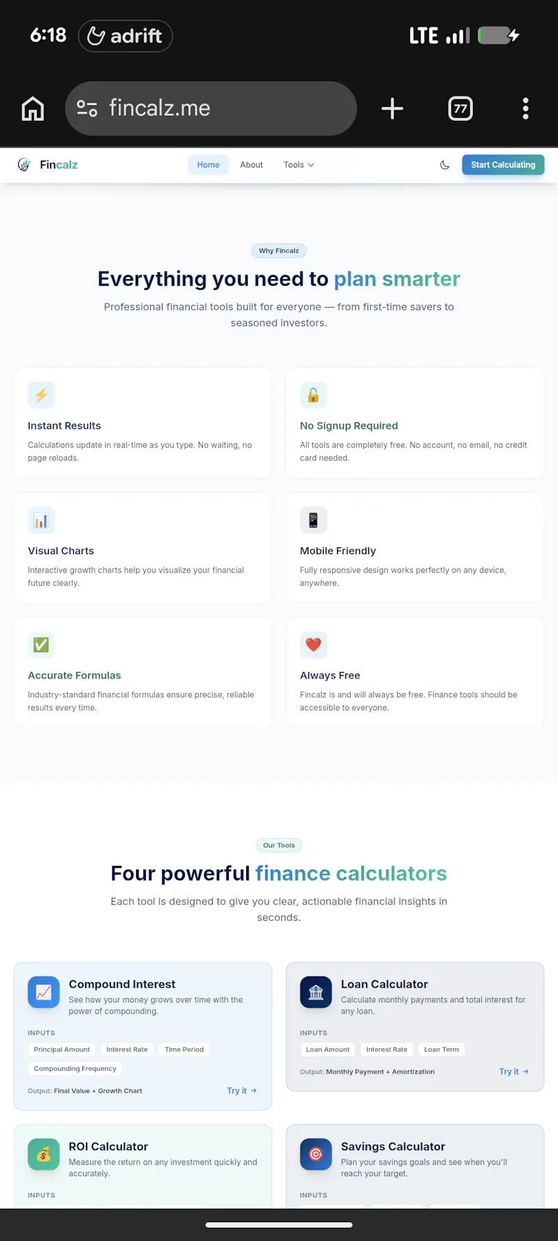 Fincalz screenshot 5