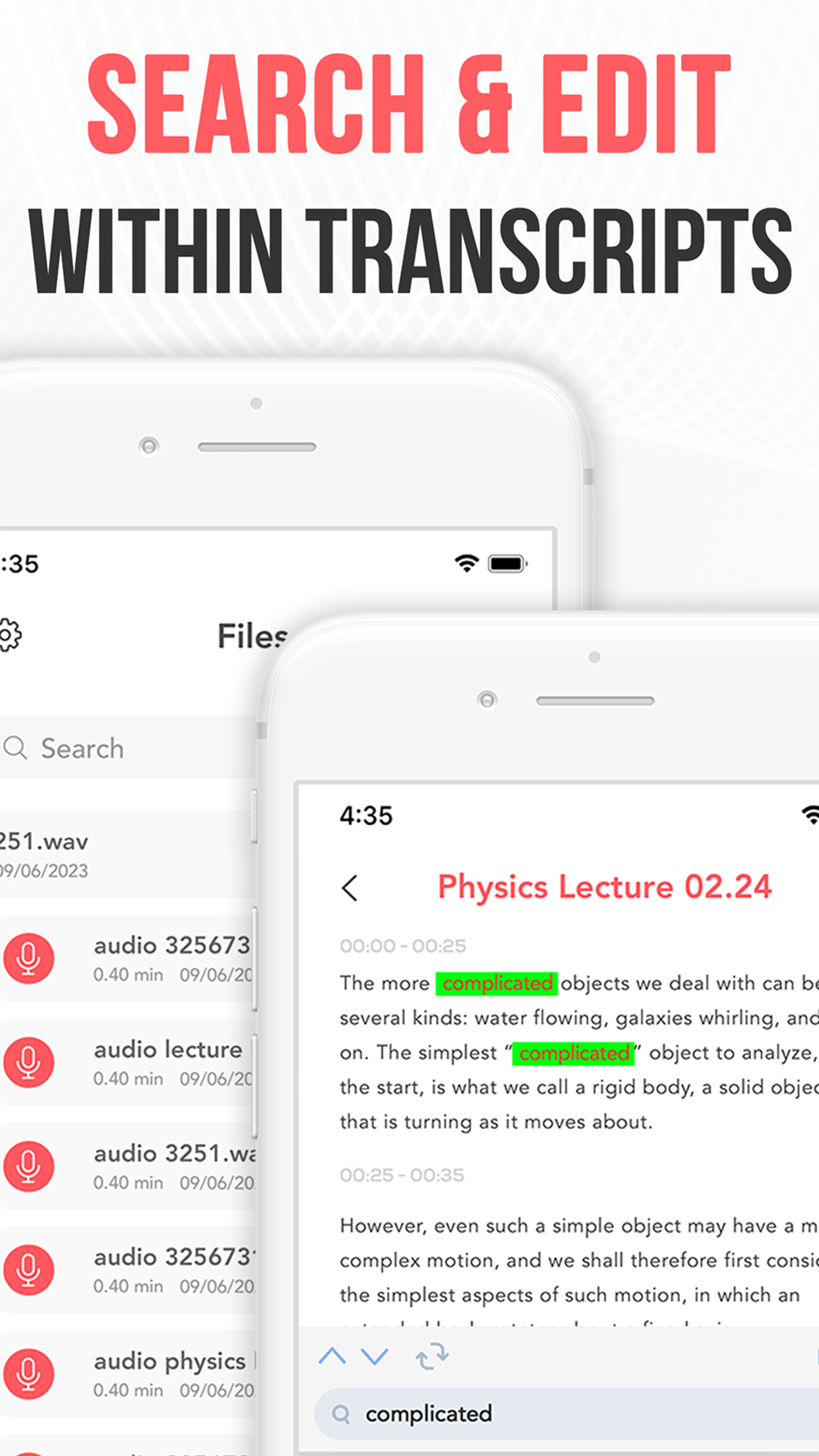 dictate4me - iPhone, iPad 및 Mac에서 텍스트에 즉시 음성을 전사 미디어 4