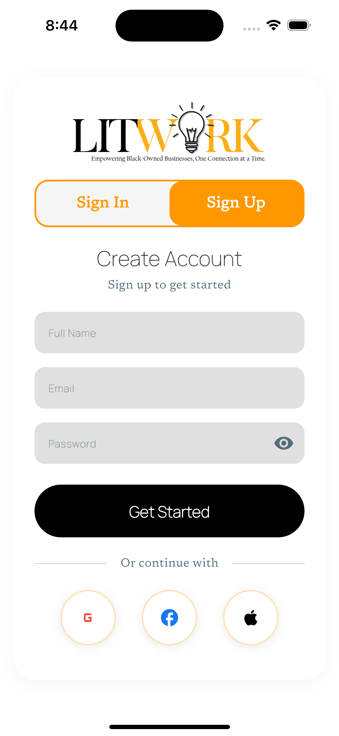 LitWork - Main screenshot showing features and interface