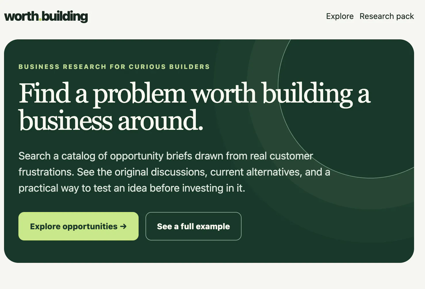 Worth Building gallery image