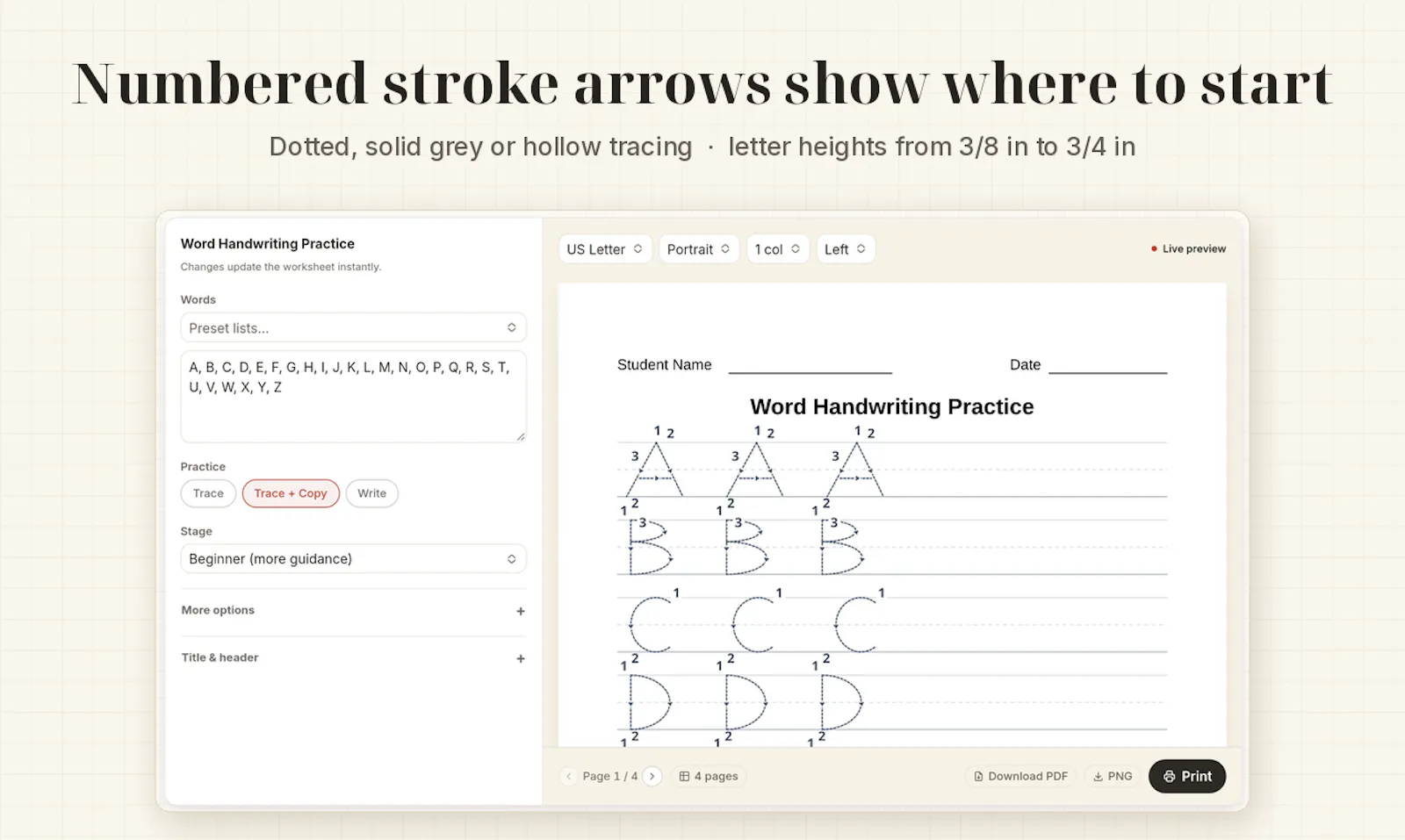 WorksheetPad screenshot 3