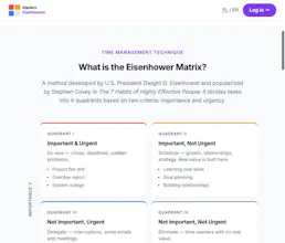 Eisenhower Matrix gallery image