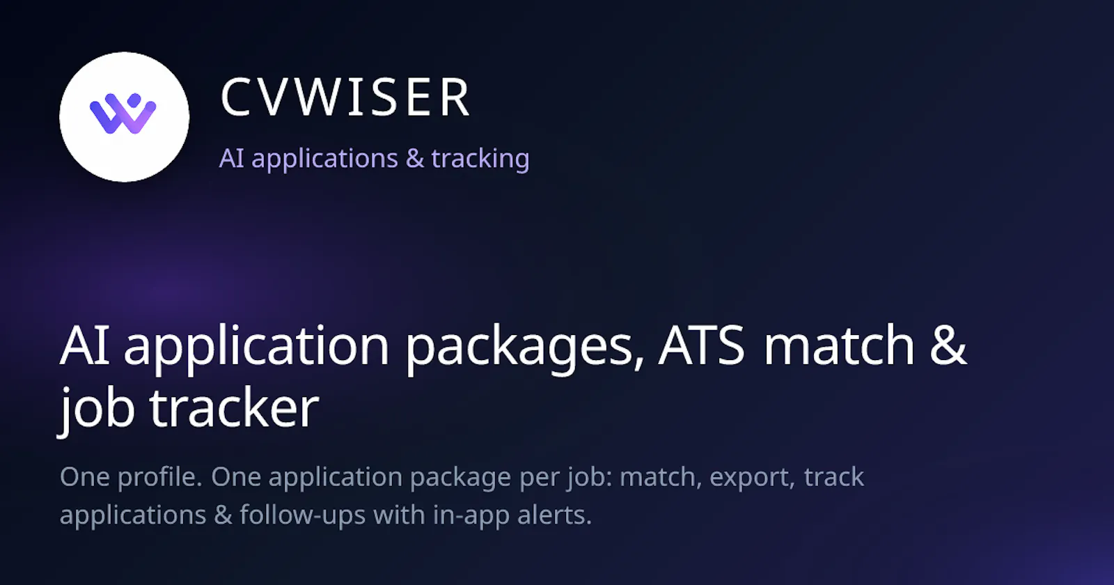 CVWiser screenshot 1