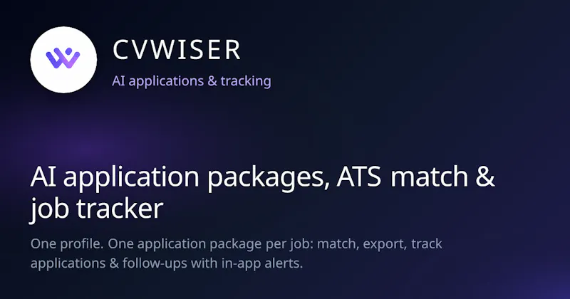 CVWiser screenshot 1