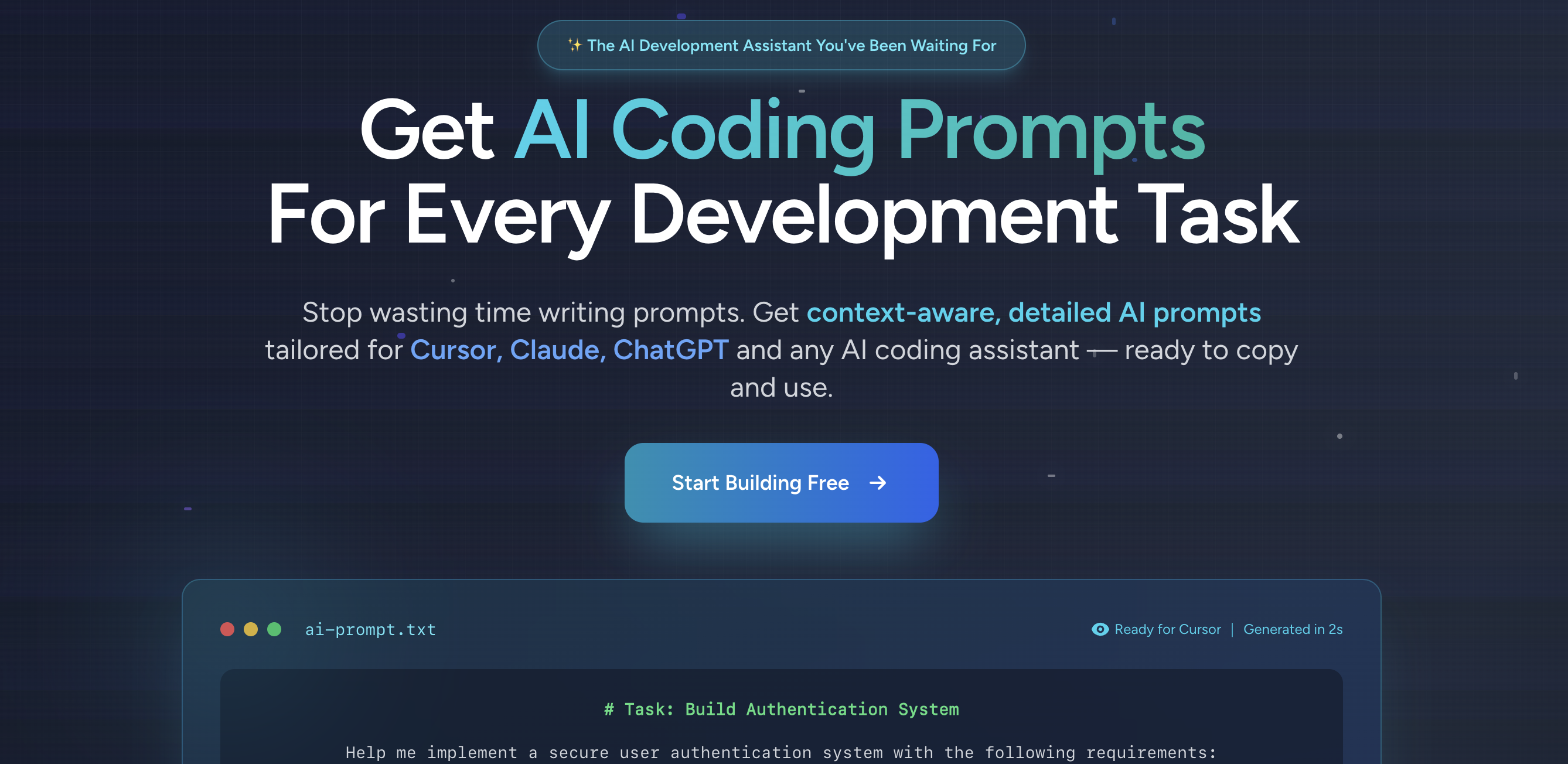 Vibe Code Planner gallery image